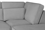 Sloane Sofa Grey U Shape Corner - 335 x 190 x 190 CM