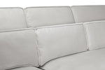 Sloane Sofa Silver U Shape Corner - 335 x 190 x 190 CM
