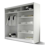 Stealth I 180cm Sliding Door Wardrobe Black