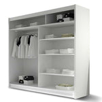 Stealth V 180cm Sliding Door Wardrobe White
