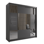 Thames 203cm Sliding Door Wardrobe Graphite