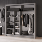 Thames 203cm Sliding Door Wardrobe Graphite