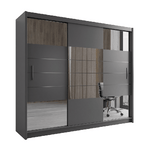 Thames 250cm Sliding Door Wardrobe Graphite