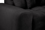 Tokyo Sofa Black Right Hand Facing Corner 298 x 147 CM