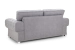 Verona Fullback Sofa - Grey 3 Seater - 193 CM