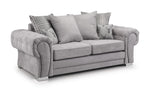 Verona Scatterback Sofa - Grey 3 Seater - 193 CM