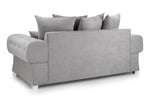 Verona Scatterback Sofa - Grey 3 Seater - 193 CM