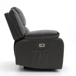 Gray recliner chair