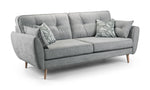 Zinc Sofa - Grey 3 Seater - 196 CM