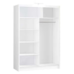 Piper 150cm Sliding Door Wardrobe White