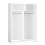 Piper 150cm Sliding Door Wardrobe White