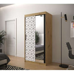 Farah 100cm Sliding Door Wardrobe Artisan
