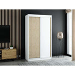 Hailee 120cm Sliding Door Wardrobe White