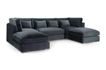 Knightsbridge Sofa - Slate U Shape Corner - 330 x 200 x 200 CM
