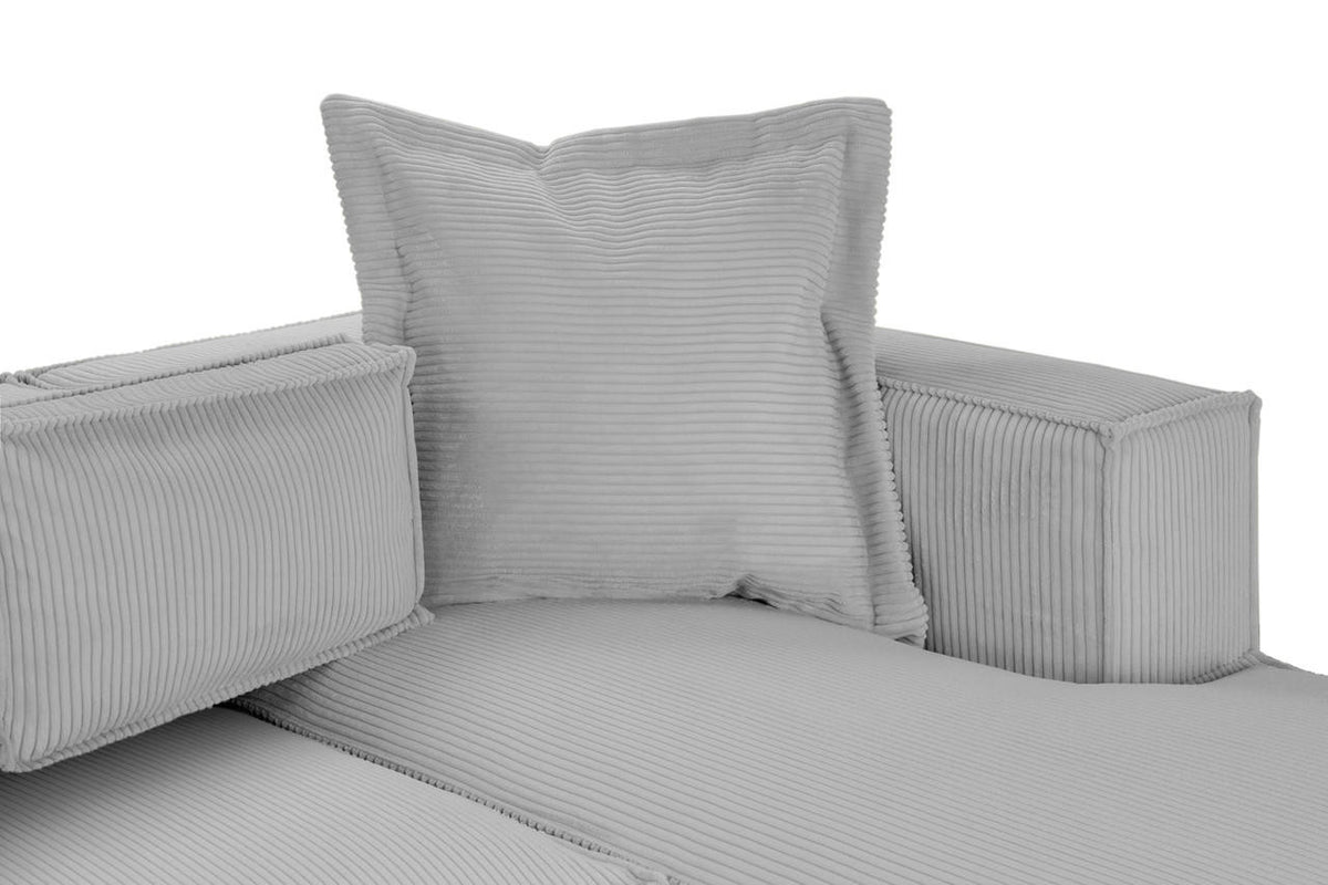 Charlotte Sofa Grey Right Hand Facing Corner Furniture Island