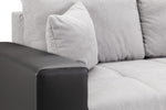 Andes Sofabed - Black/Grey Left Hand Facing Corner - 239 x 140 CM