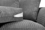 Amsterdam Jumbo Sofa - Grey Right Hand Facing Corner - 212 x 164 CM