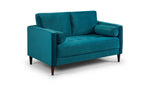 Fuji Sofa - Plush Teal 2 Seater