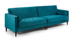 Fuji Sofa - Plush Teal 4 Seater