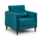 Fuji Sofa - Plush Teal Armchair