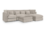 Knightsbridge Sofa - Beige U Shape Corner - 330 x 200 x 200 CM