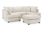 London Sofa - Beige U Shape Corner - 281 x 158 x 158 CM