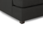 London Sofa - Black U Shape Corner - 281 x 158 x 158 CM