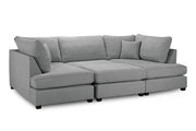 London Sofa - Grey U Shape Corner - 281 x 158 x 158 CM