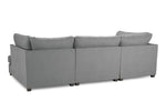 London Sofa - Grey U Shape Corner - 281 x 158 x 158 CM