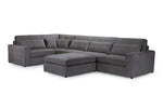 Kylie Modular Sofa - Grey Right Hand Facing Corner - 218 x 308 CM