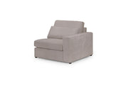 Kylie Modular Sofa - Mocha Right Hand Arm Piece - 110 CM