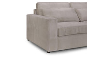 Kylie Modular Sofa - Mocha Right Hand Facing Corner - 218 x 308 CM