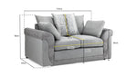 Lawson Sofa - Grey 2 Seater