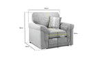 Lawson Sofa - Grey Armchair