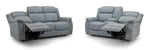 Florida Electric Recliner Sofa - Grey 3+2 Set