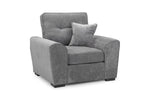 Maxwell Sofa - Grey Armchair - 110 CM