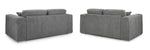 Naples Sofa - Grey 3+2 Set - 216 x 195 CM