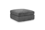 Naples Footstool - Grey - 96 CM