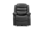 Ohio Electric Recliner Sofa - Black Armchair - 92 CM