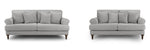 Autumn Sofa - Grey 3+2 Set - 195 x 166 CM