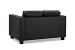 Archie Sofa - Black 2 Seater - 140 CM