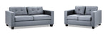 Archie Sofa - Grey 3+2 Set - 190 x 140 CM