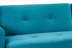 Sheer Sofabed - Plush Teal Universal Corner - 230 x 170 cm