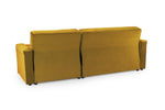 Sheer Sofabed - Plush Yellow Universal Corner - 230 x 170 cm