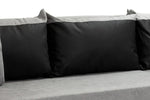 Preston Sofabed - Black/Grey Universal Corner - 230 x 145 CM