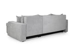 Preston Sofabed - Grey Universal Corner - 230 x 145 CM