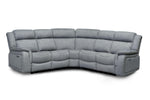 Florida Electric Recliner Sofa - Grey Large Corner - 239 x 239 CM