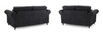 Oakland Sofa - Charcoal 3+2 Set - 210 x 180 CM