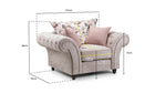 Duchess Chesterfield Sofa - Beige Armchair