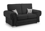 Verona Fullback Sofa - Black 2 Seater - 169 CM